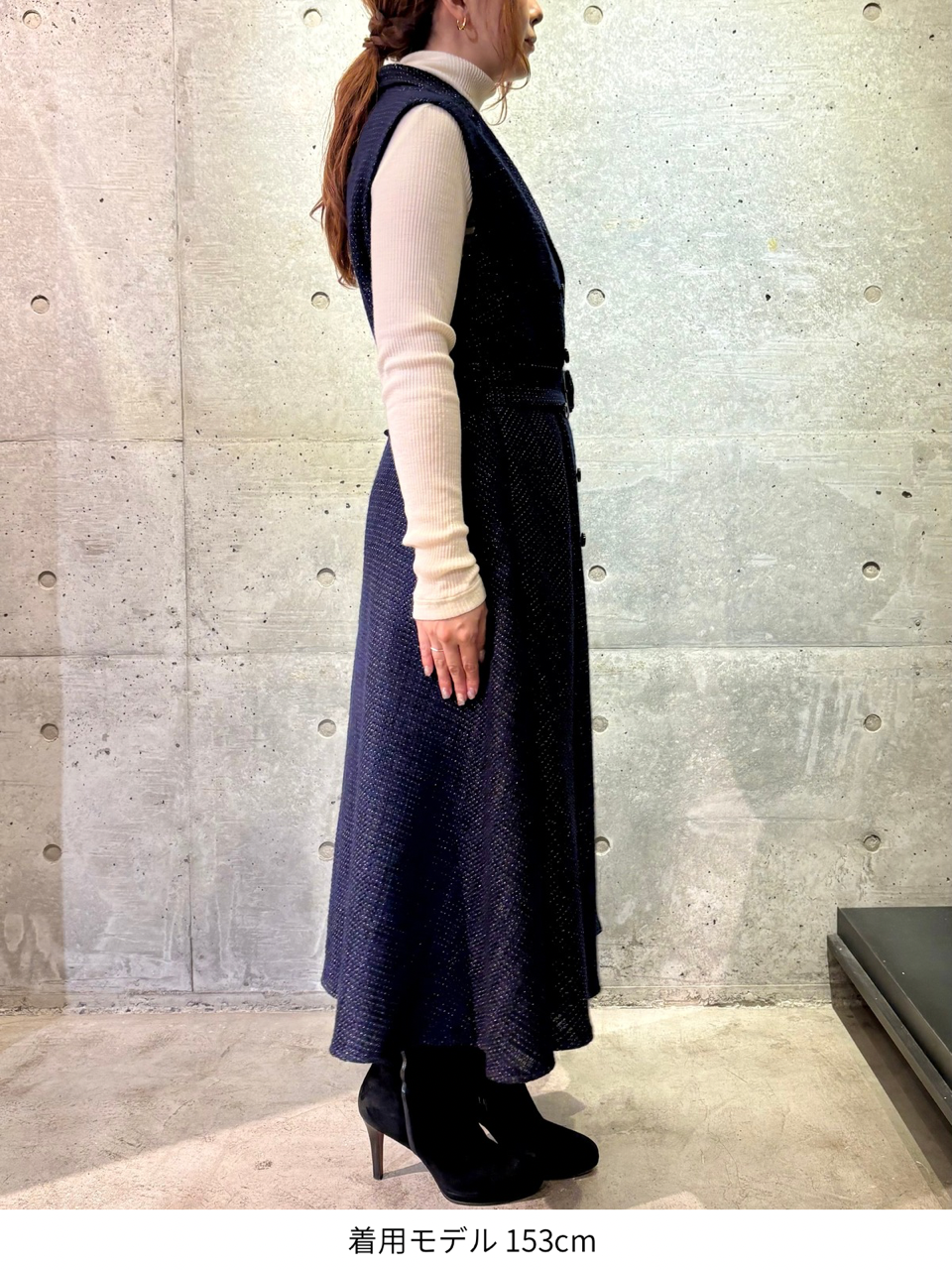 tailored sleeveless dress