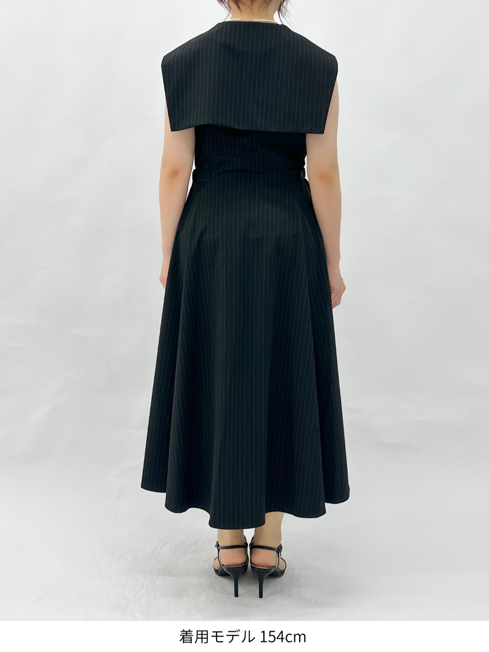 sailor collar stripe dress