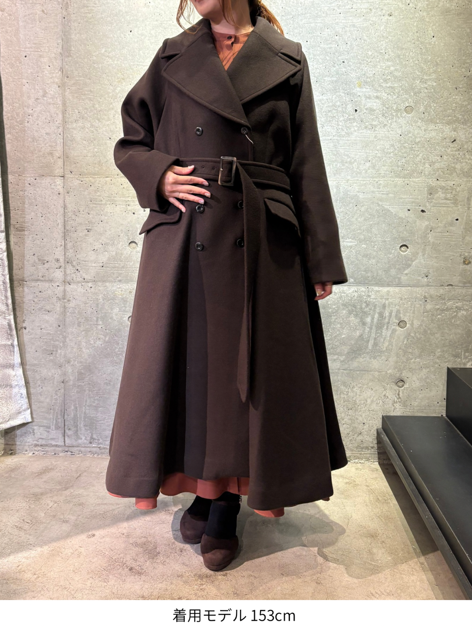 【サンプル】classic flare dress coat