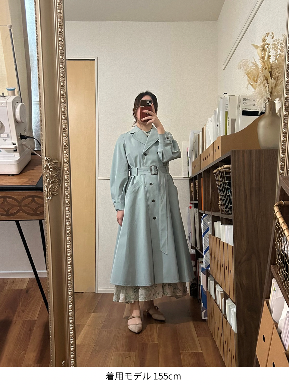 【サンプル】dress trench coat