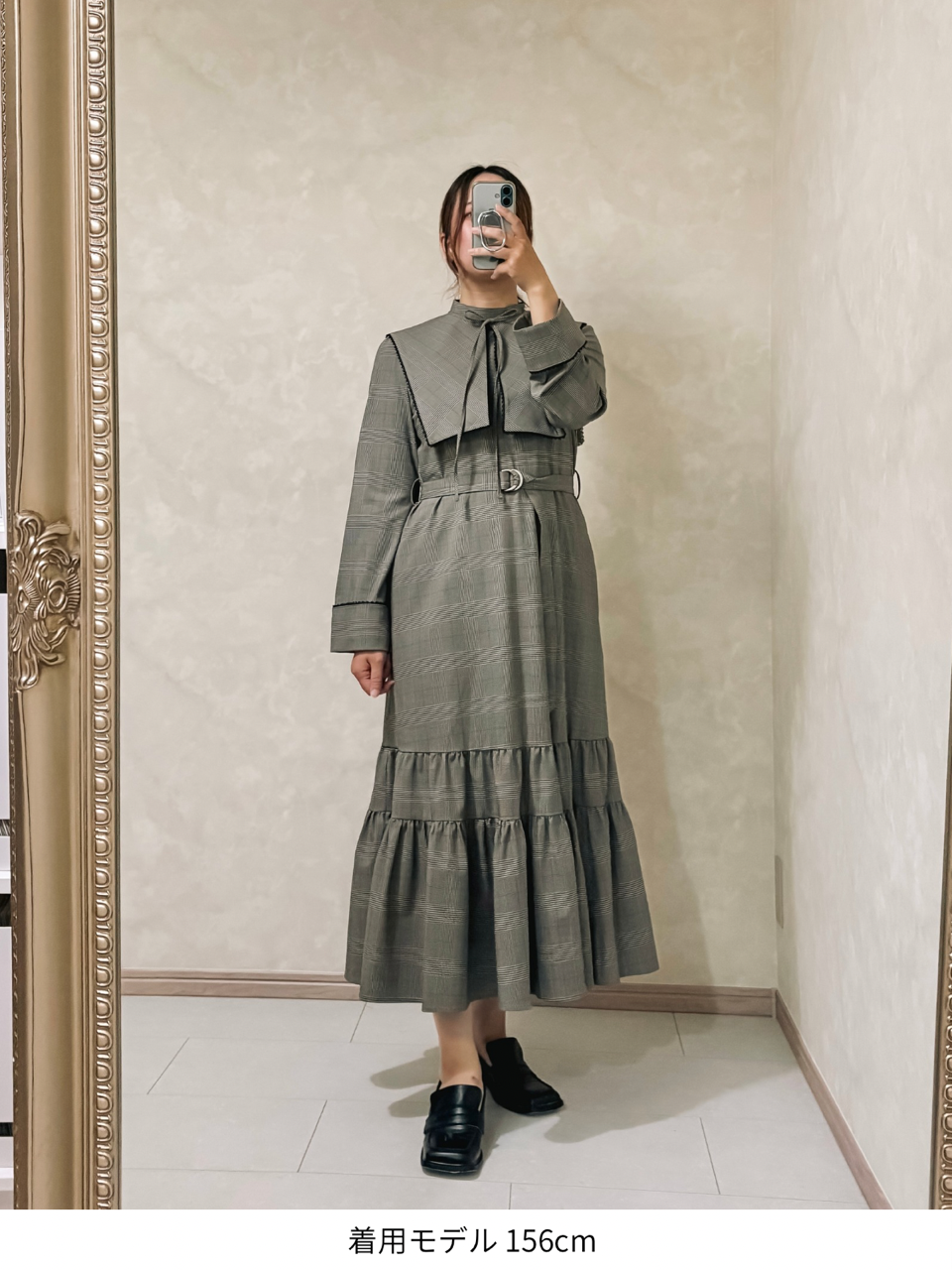 Laurence dress /check