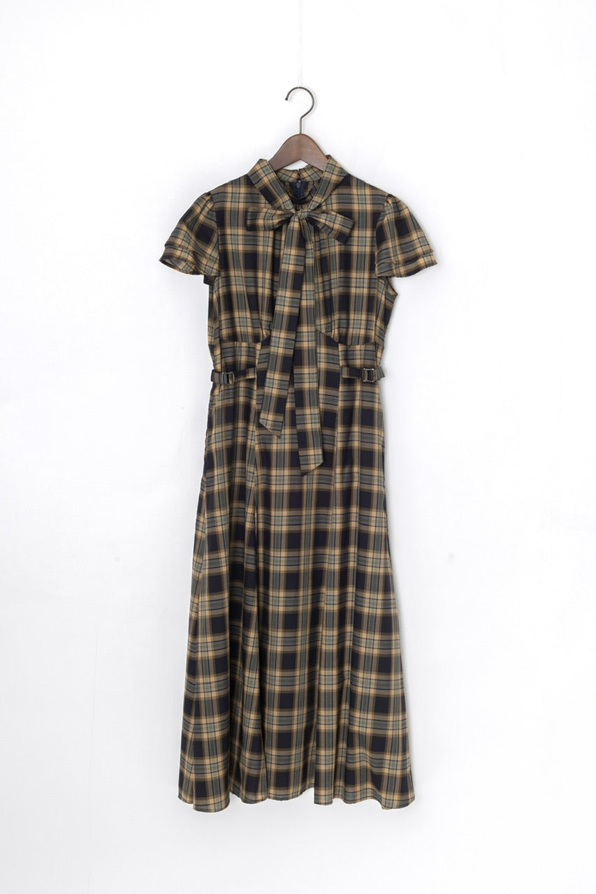 Fosette dress / navy check
