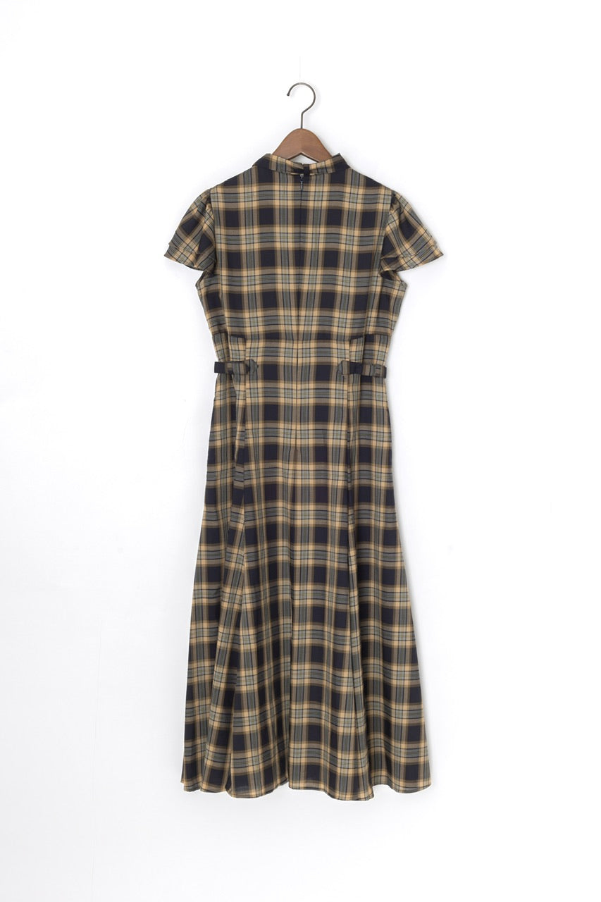 Fosette dress / navy check