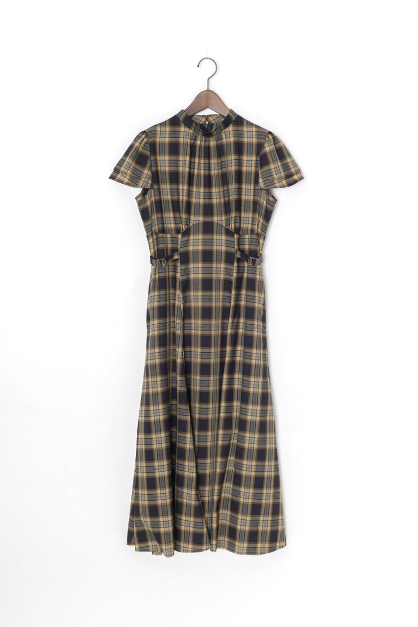 Fosette dress / navy check