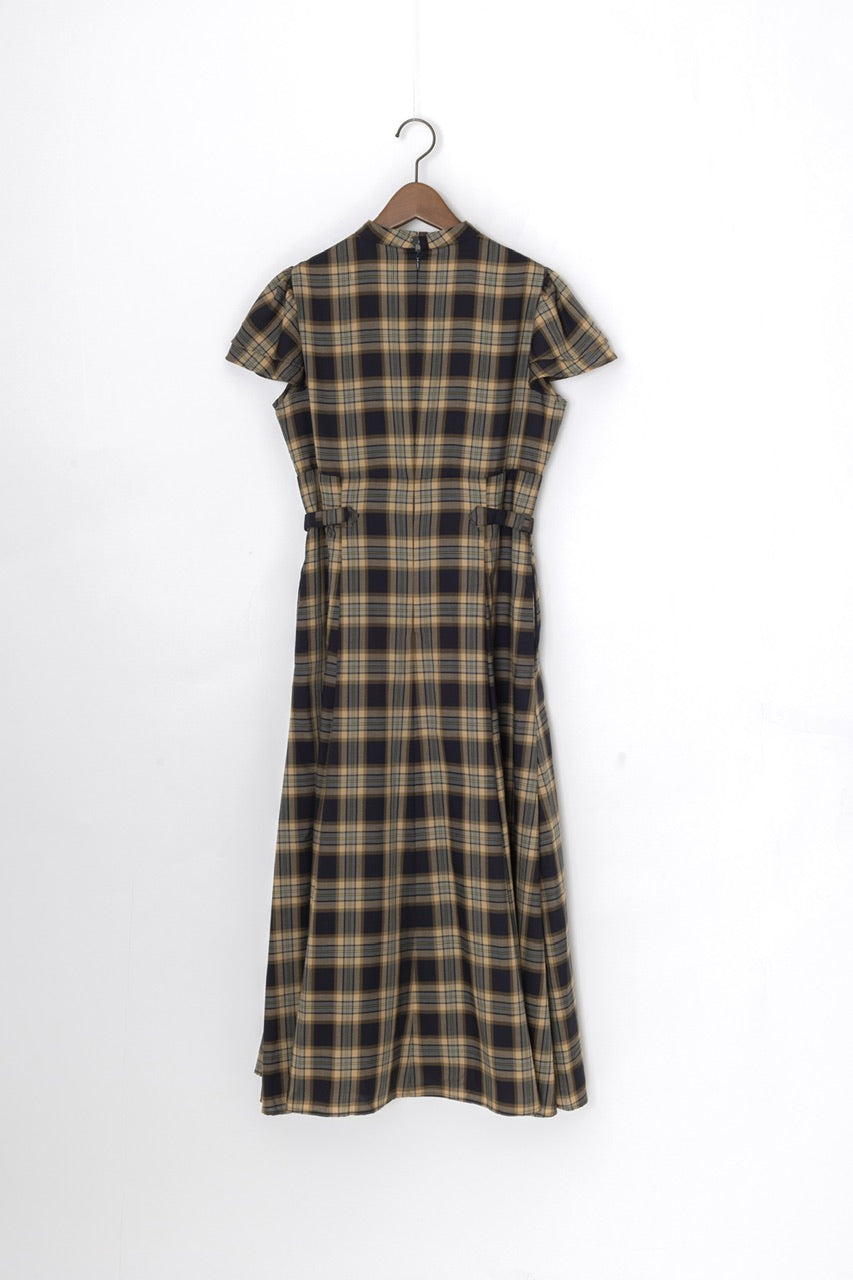 Fosette dress / navy check