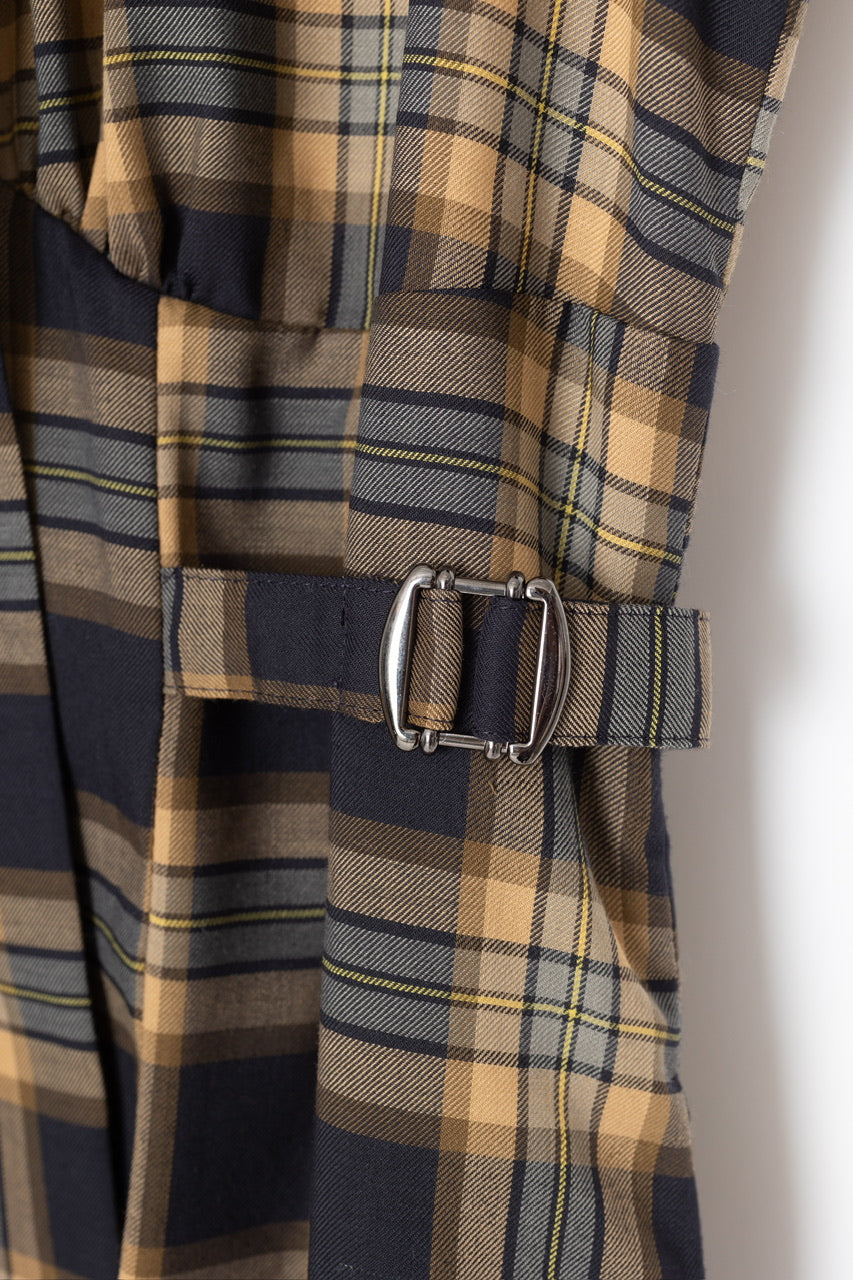 Fosette dress / navy check