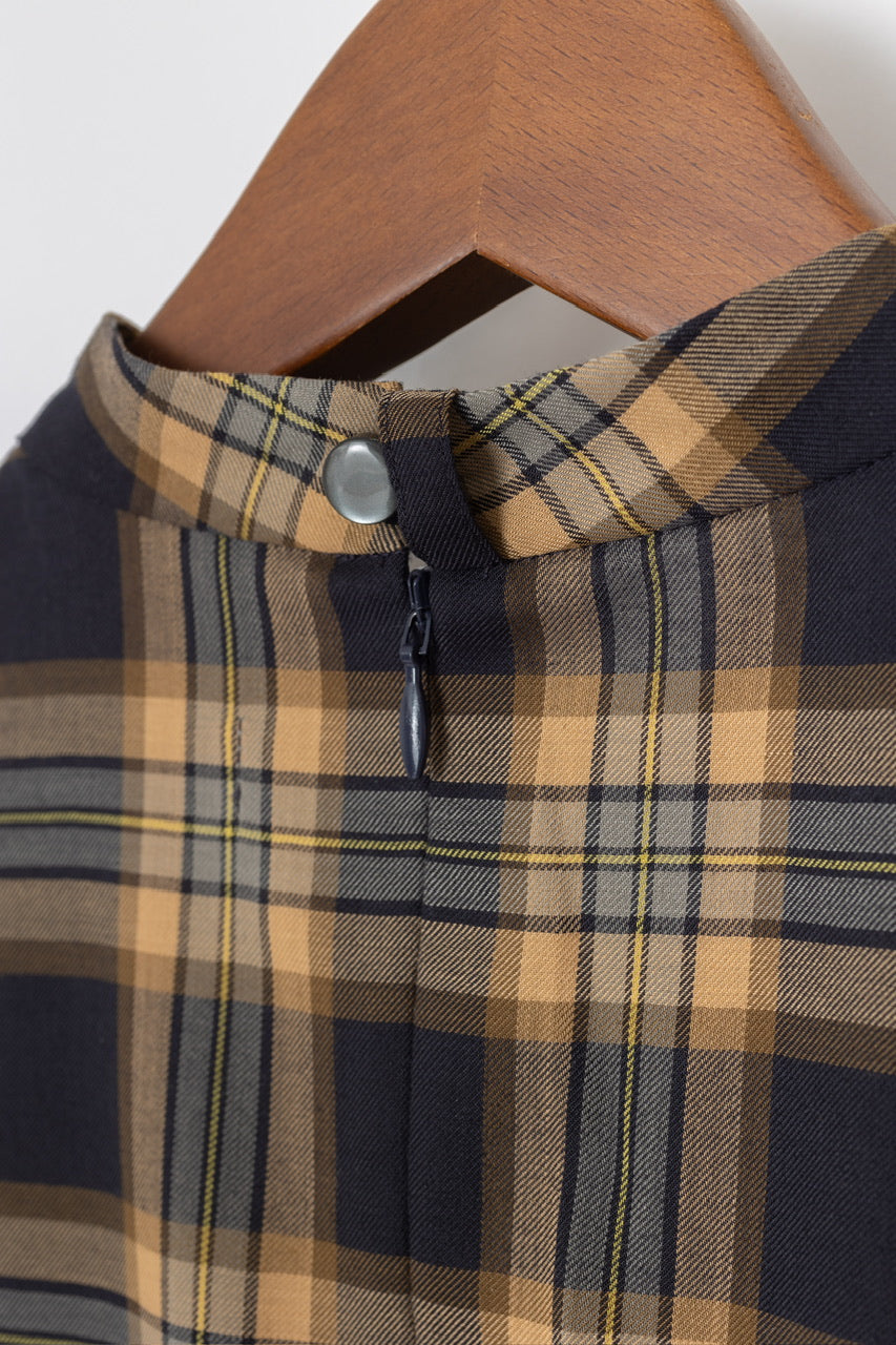 Fosette dress / navy check