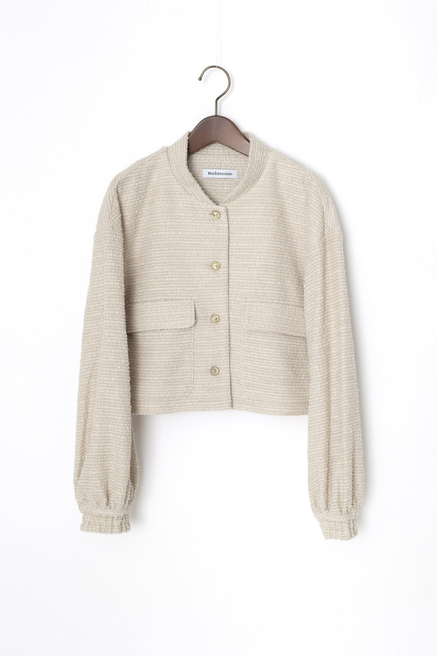 tweed MA-1 / beige