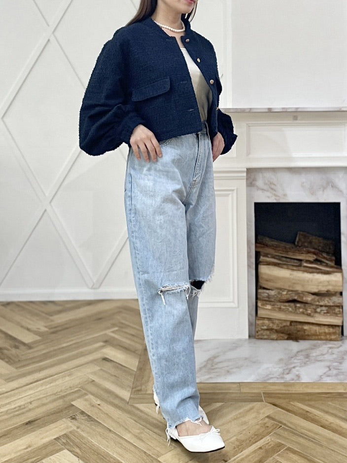 tweed MA-1 / navy