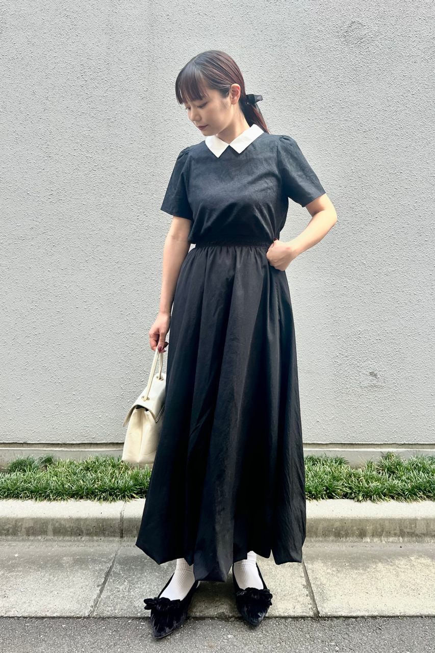 Ruimeme　ルイメーム　Annabelle dress　黒 Annabelle dress - long sleeve【予約商品】