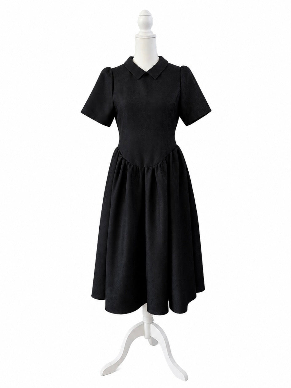 Annabelle dress【flower】 / black
