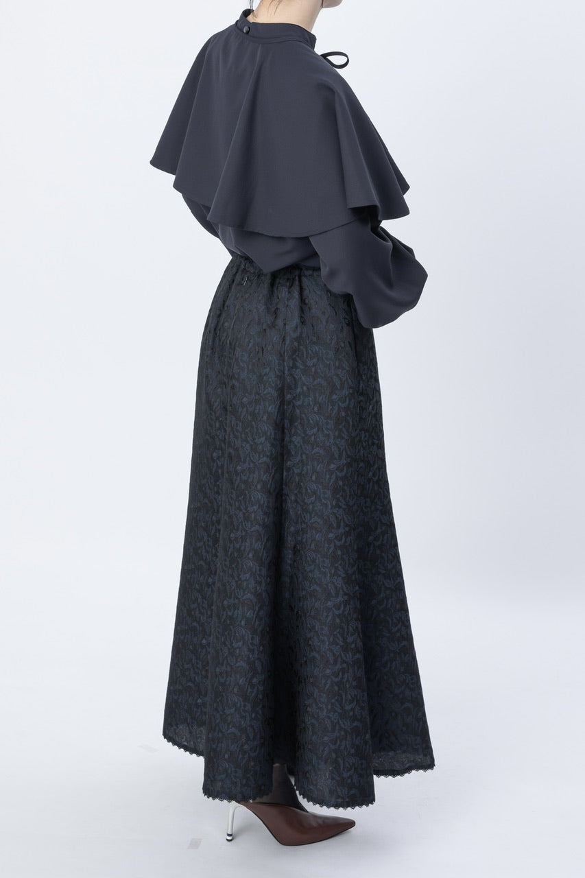 cape blouse / navy