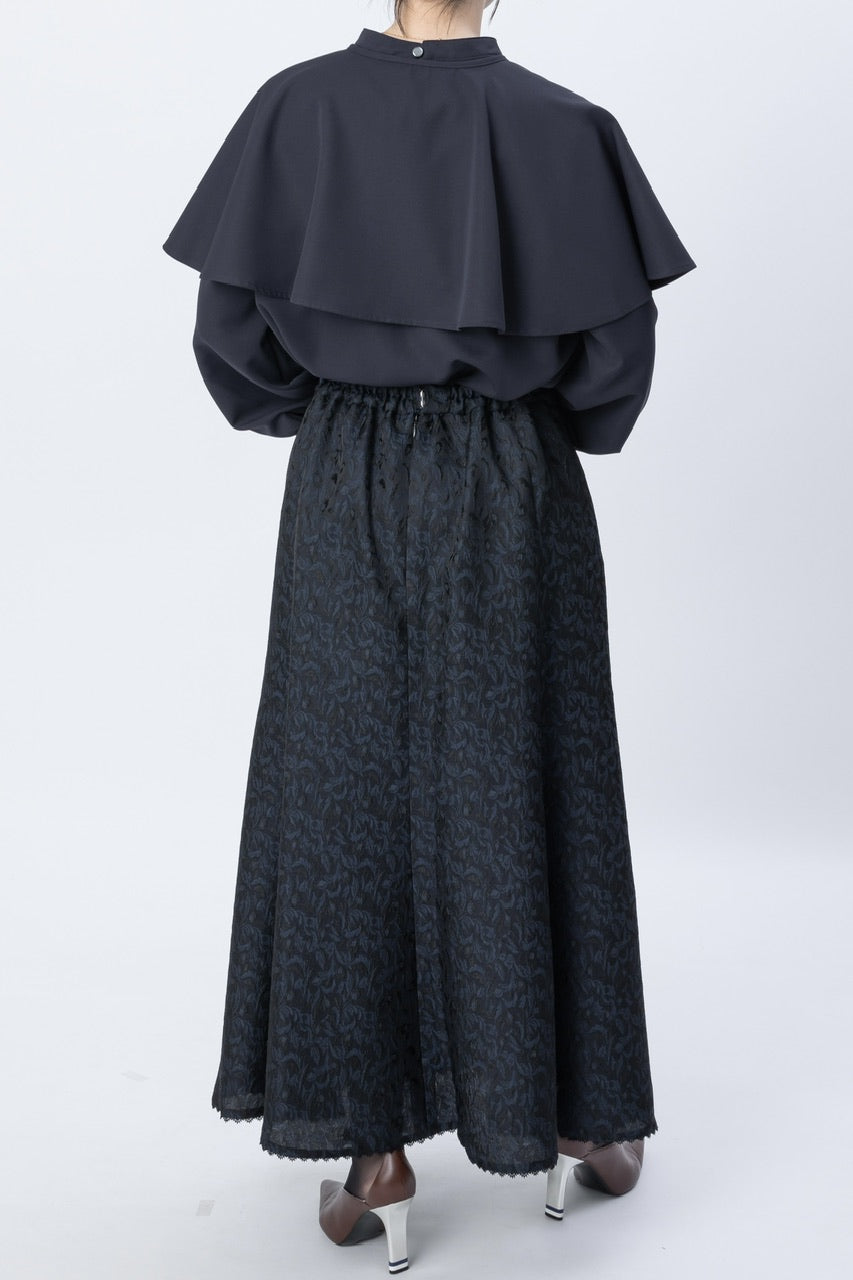 cape blouse / navy