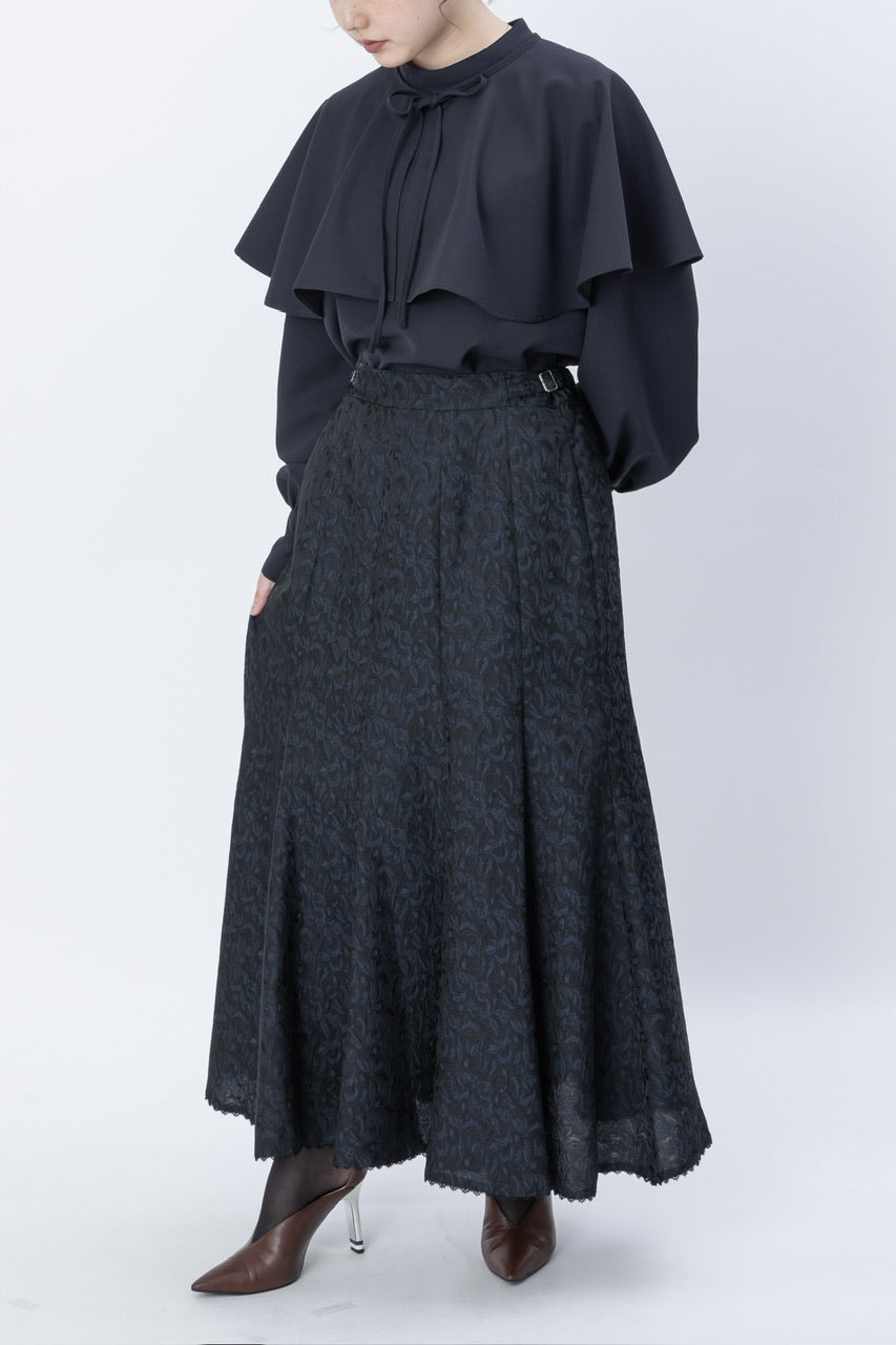 cape blouse / navy