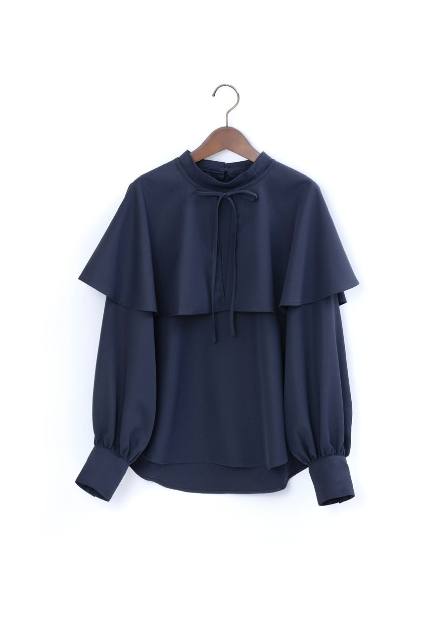 cape blouse / navy