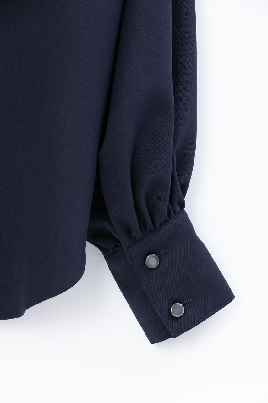 cape blouse / navy