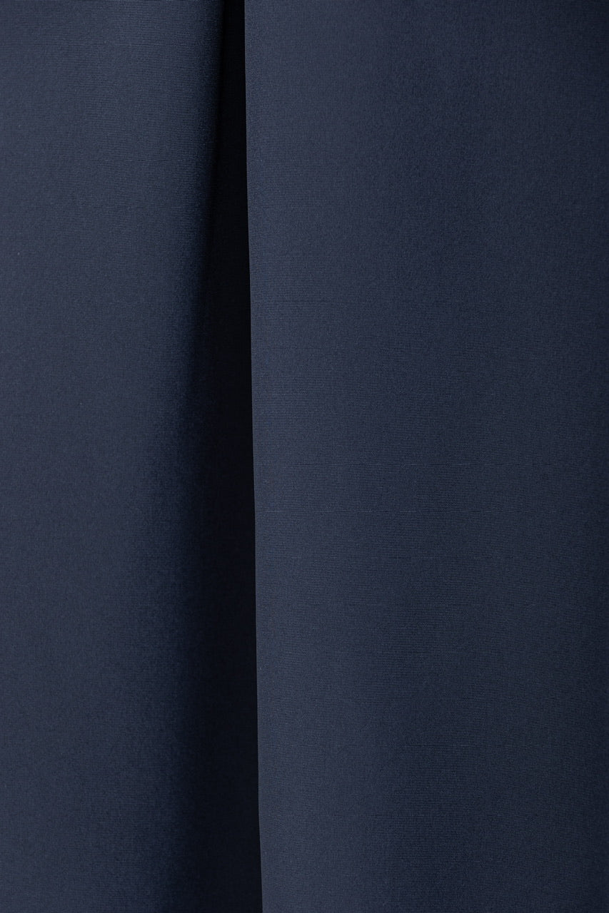 botanical jacquard blouse / navy