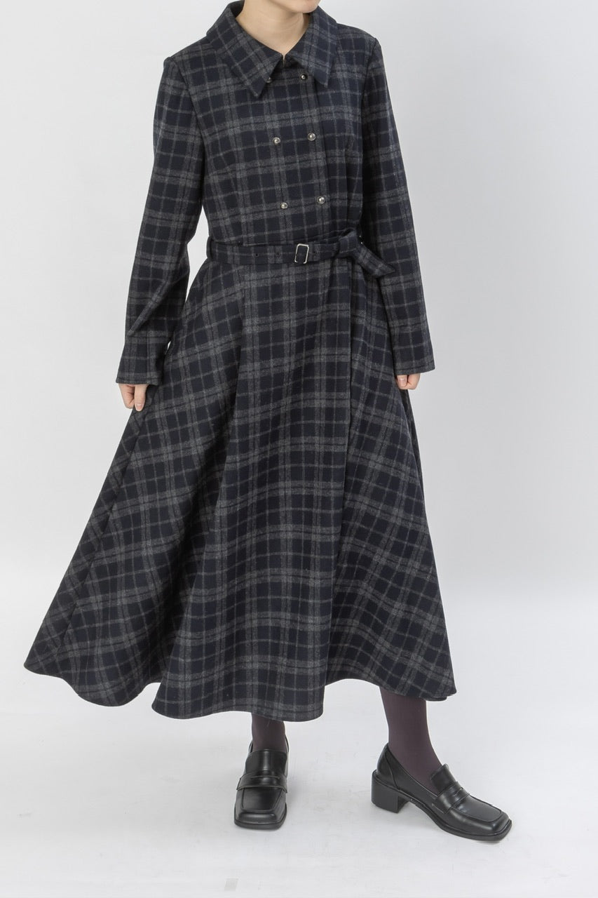 〈 Noémie 〉double button dress