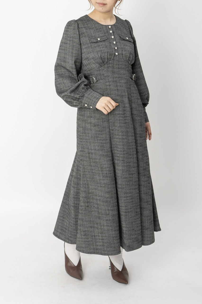 tweed mermaid dress