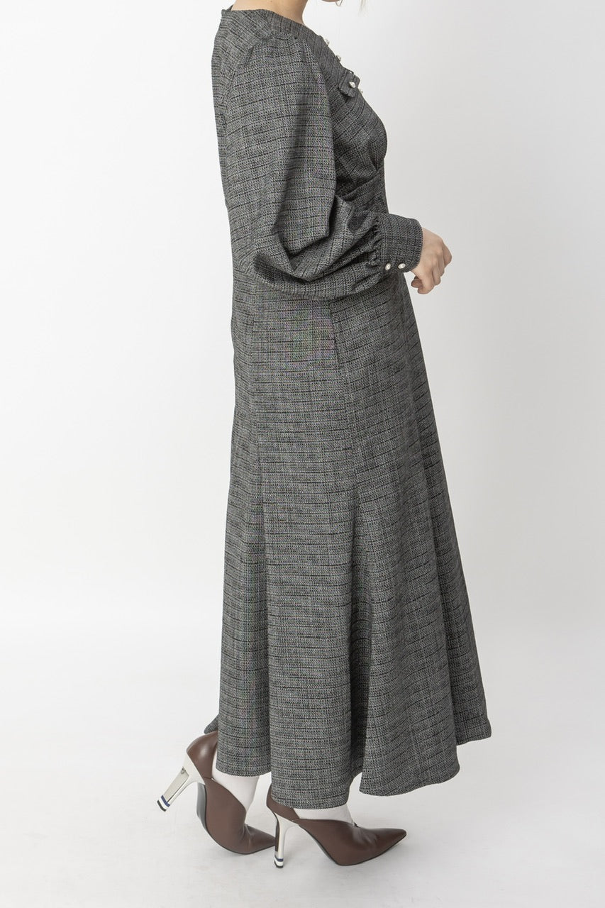 tweed mermaid dress