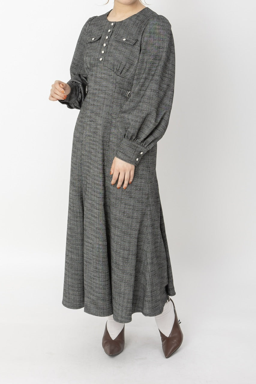 tweed mermaid dress