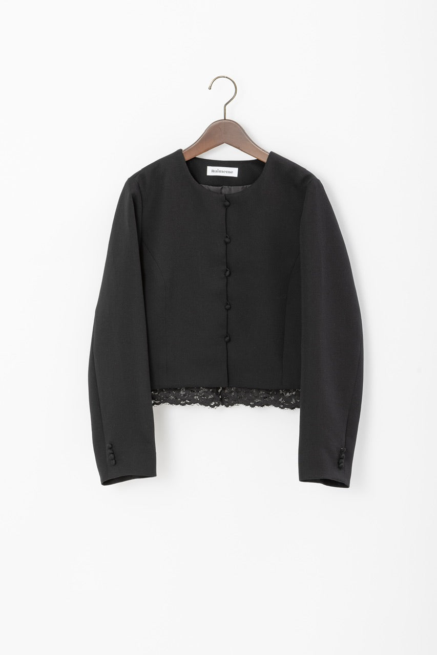 hem lace jacket