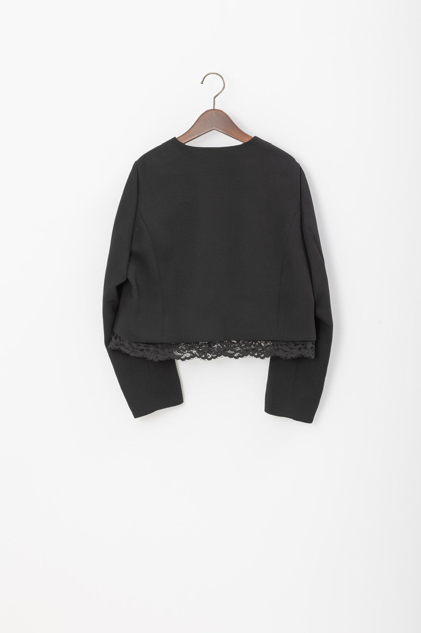 hem lace jacket