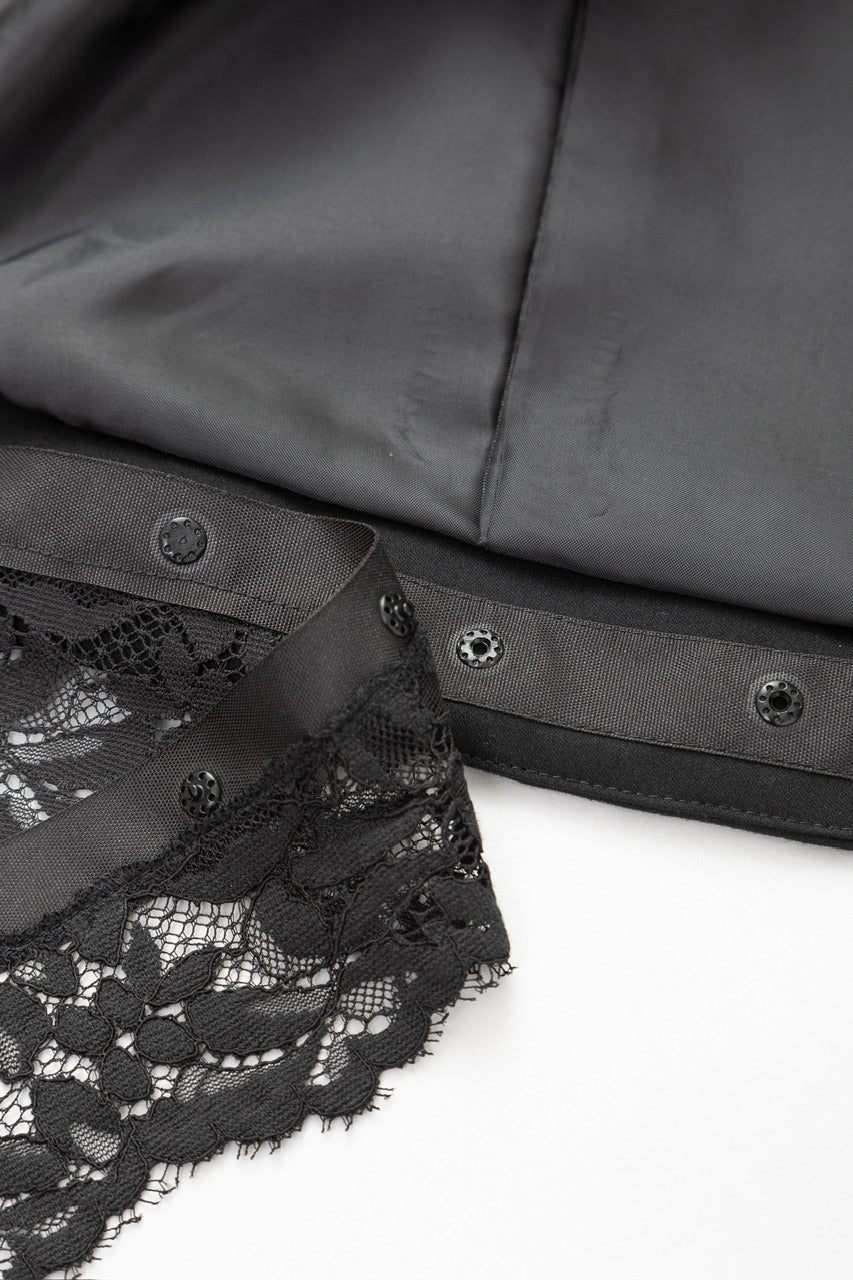 hem lace jacket