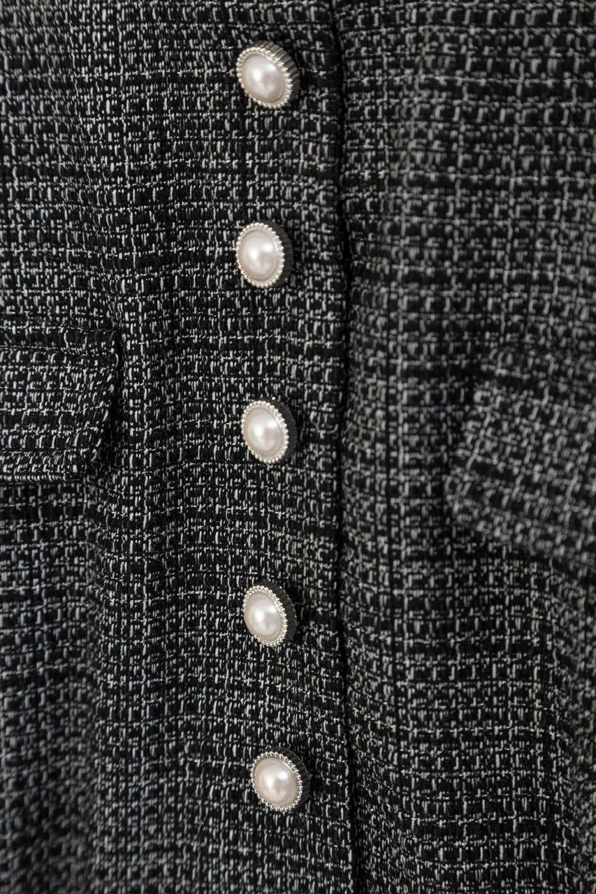 tweed mermaid dress