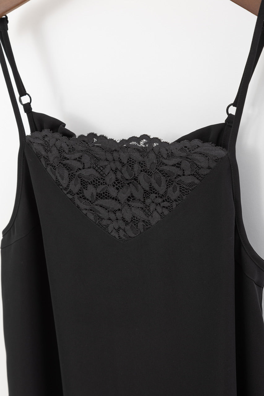 camisole dress / black