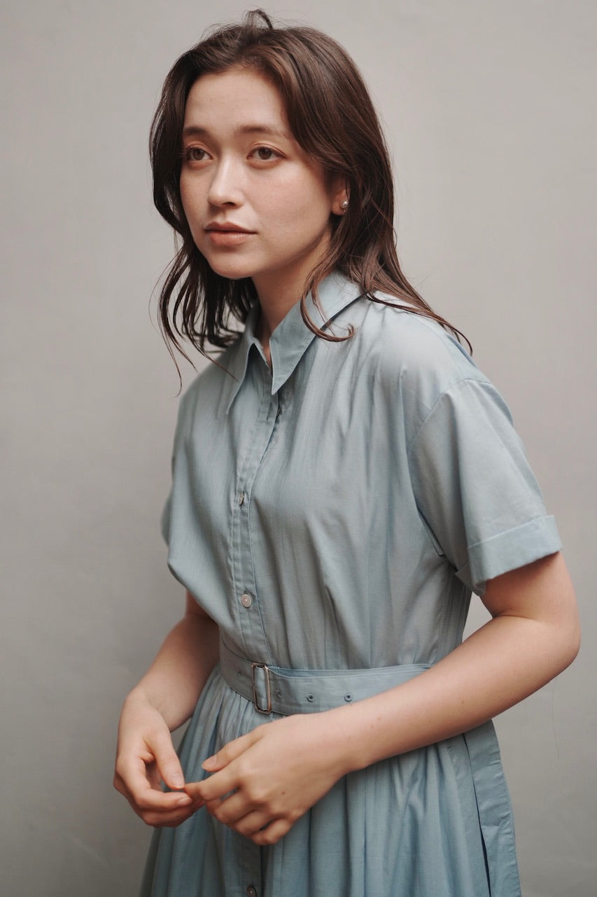 Giselle embroidery dress / skyblue