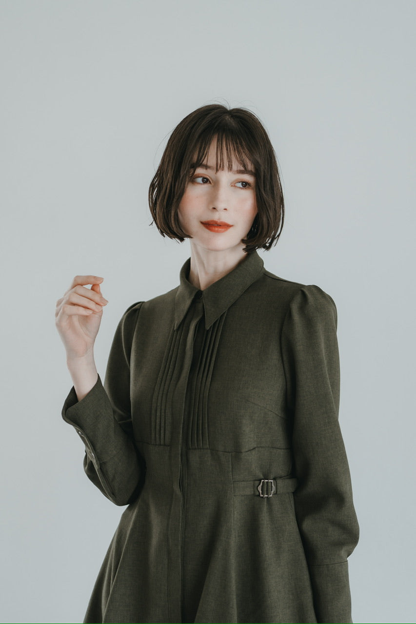 【予約商品】Cecile dress / olive