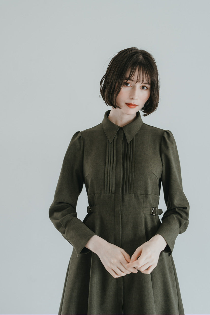【予約商品】Cecile dress / olive