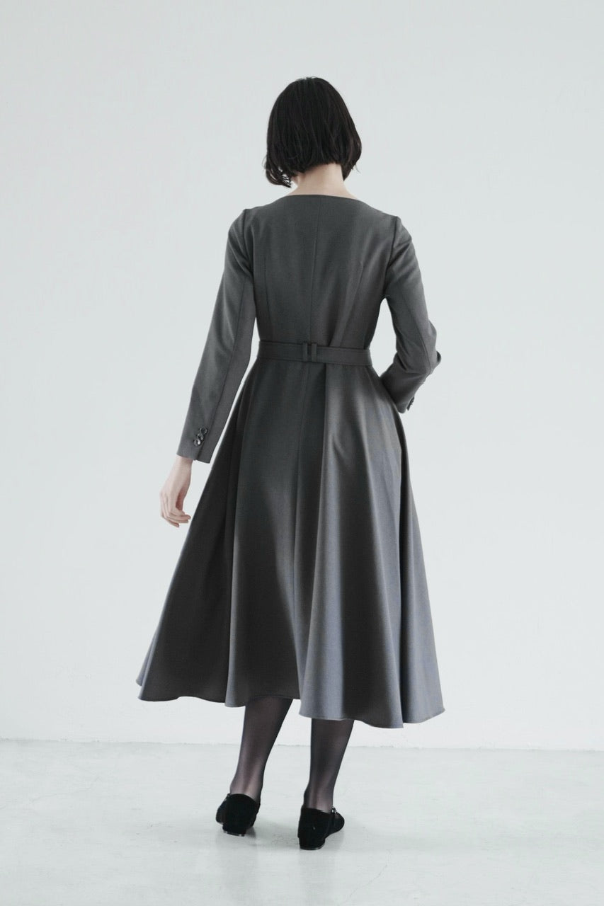 【予約商品】Camille dress / gray