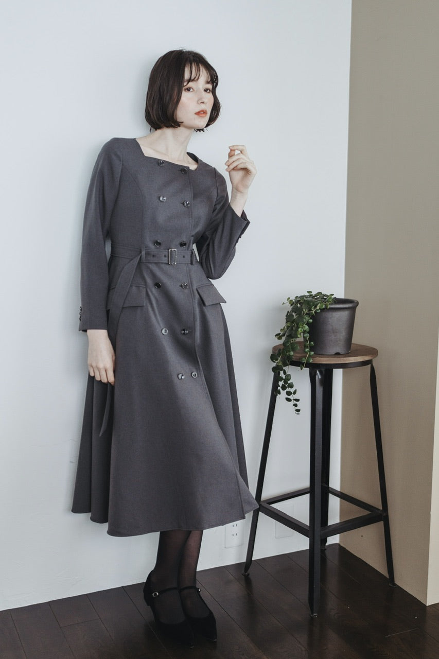 【予約商品】Camille dress / gray