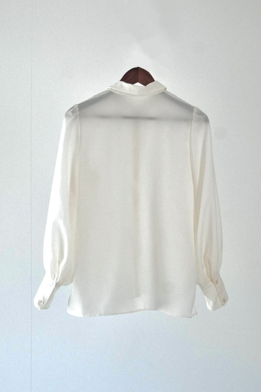 round collar blouse【予約商品】