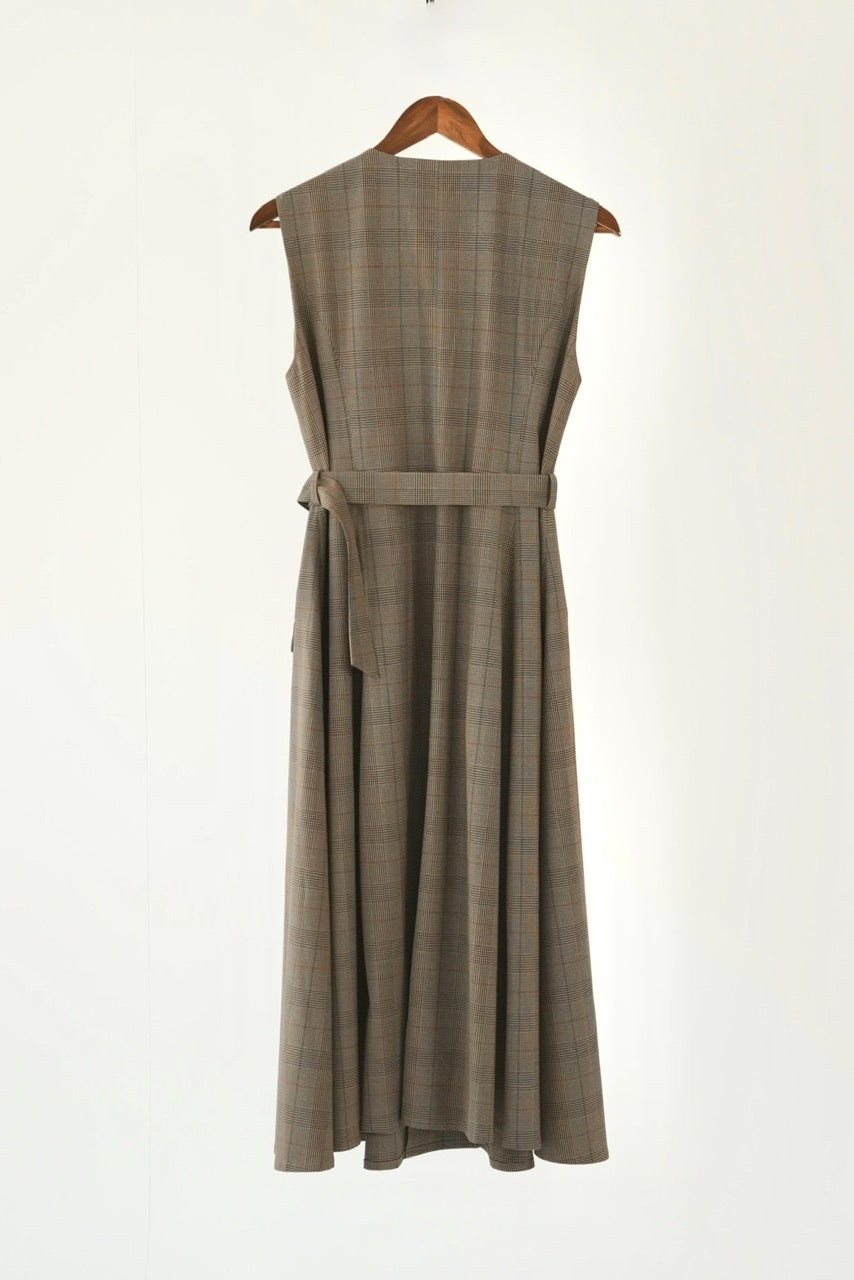 double breasted gilet dress