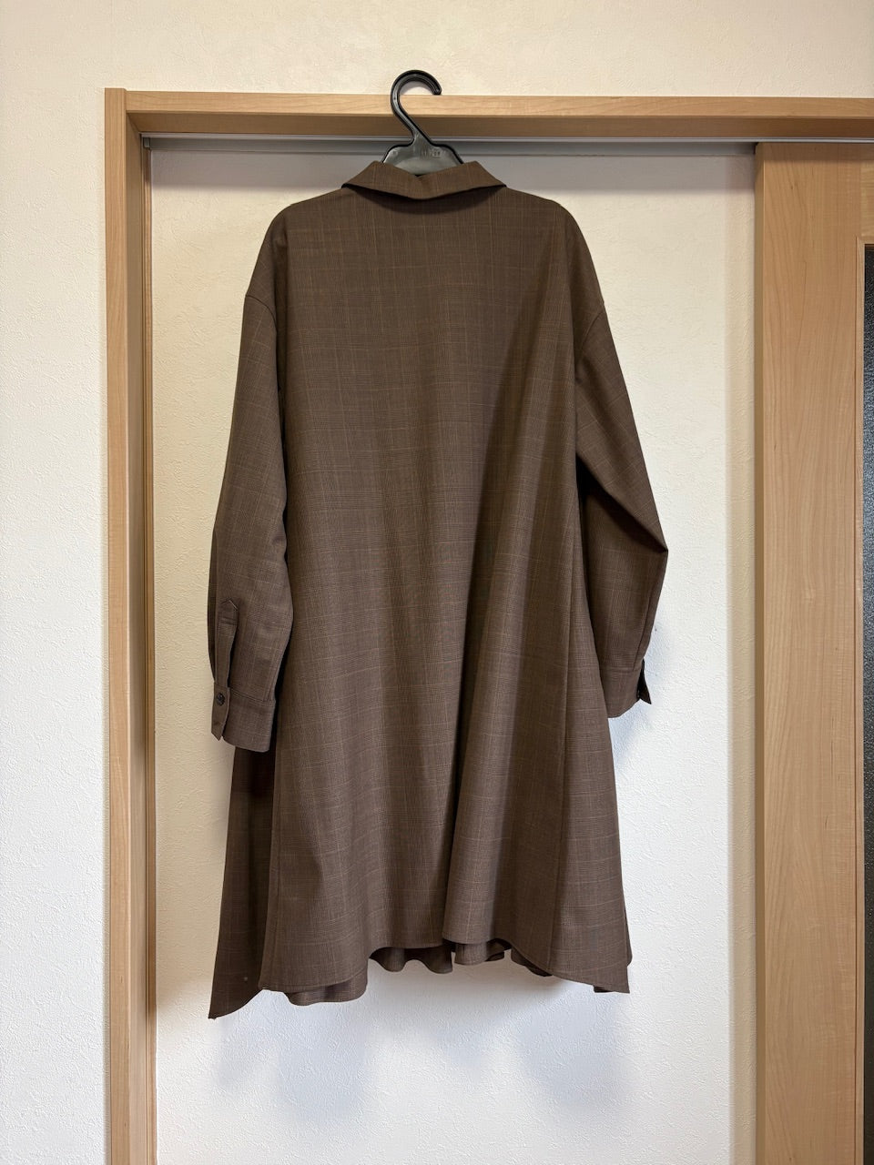 【B品】layered shirt tunic dress 3.