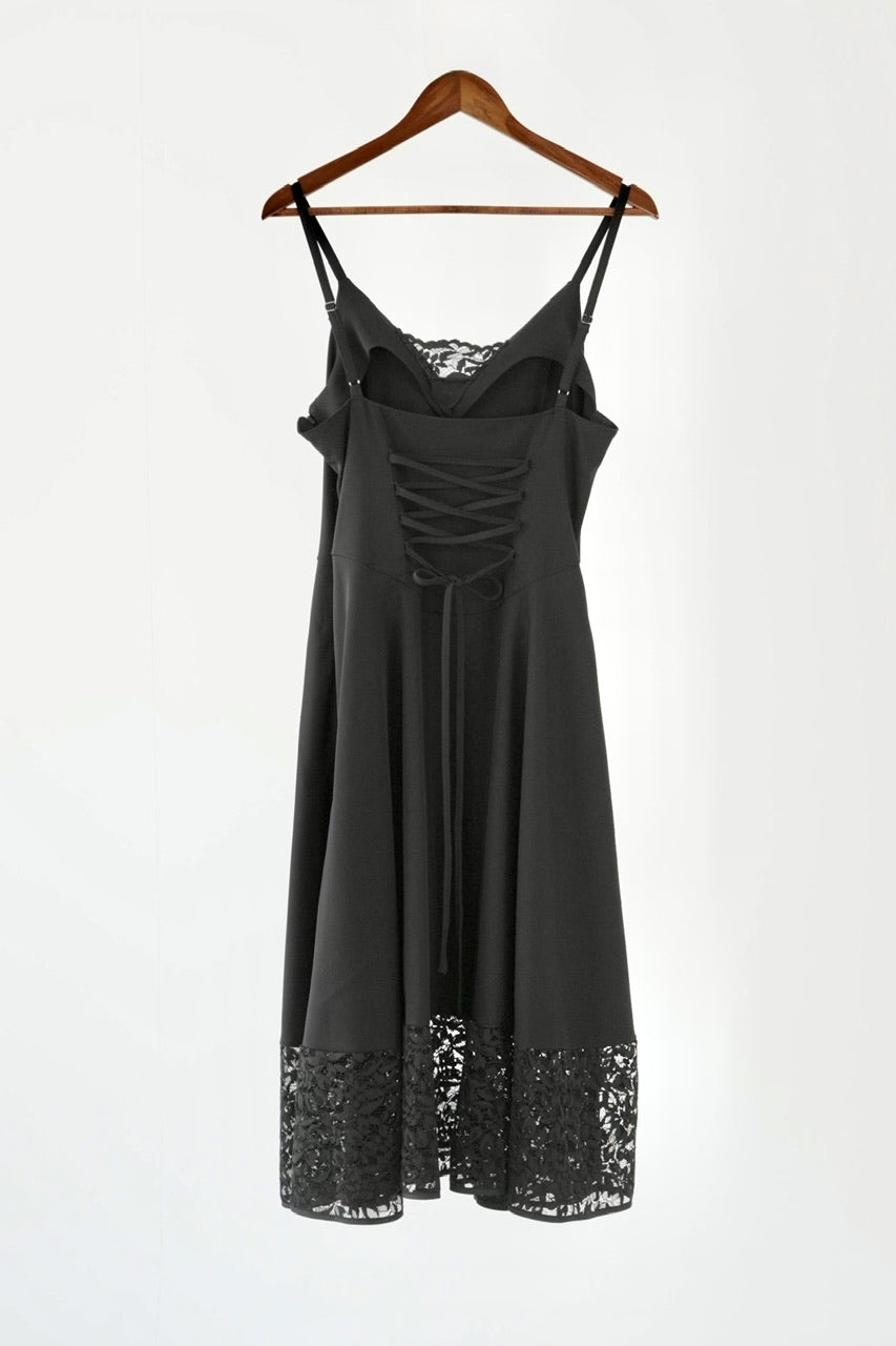 basque waist camisole dress【予約商品】