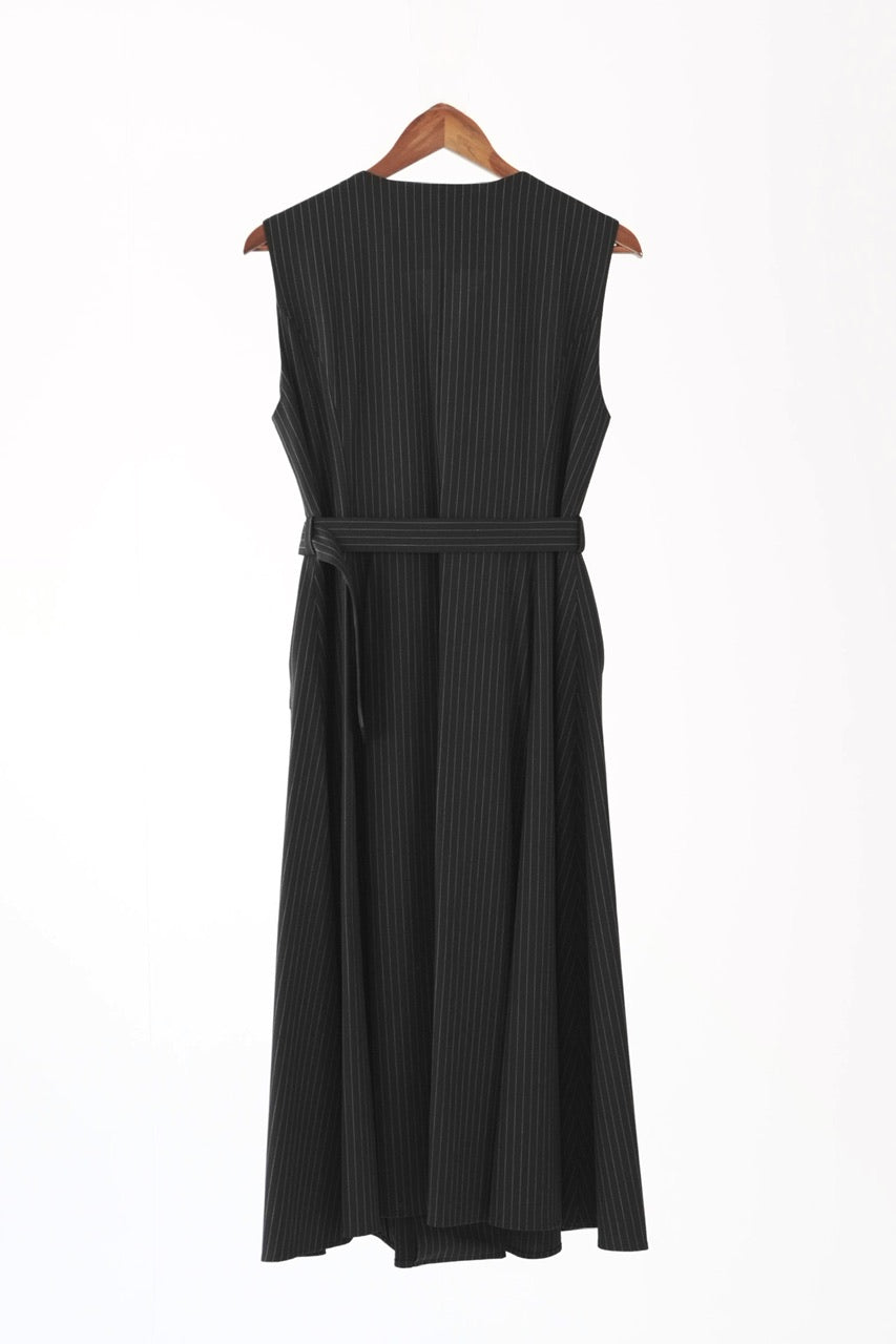 double breasted gilet dress