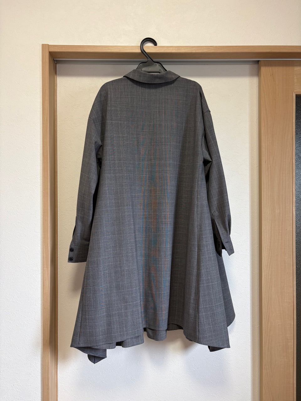 【B品】layered shirt tunic dress 3.