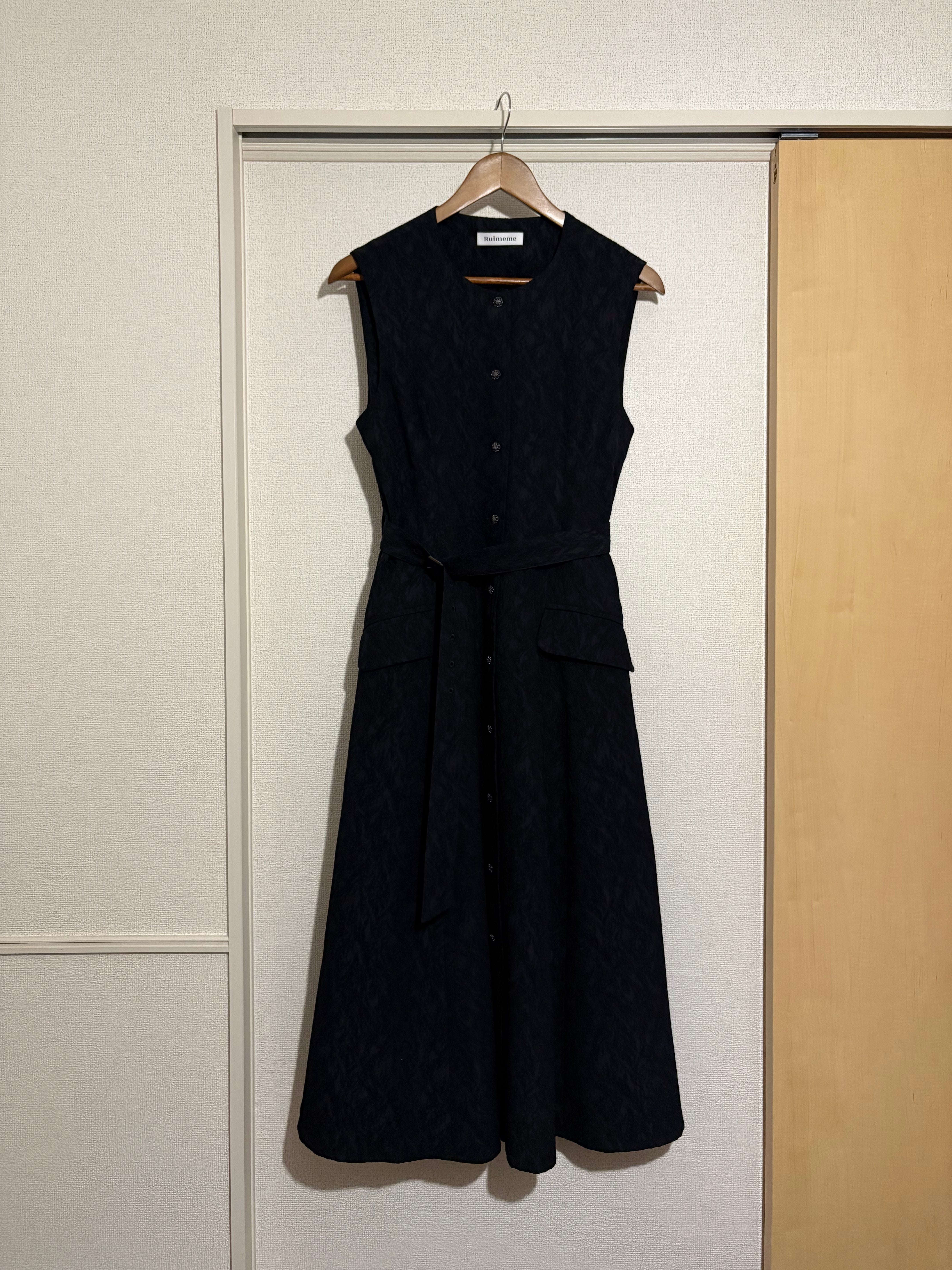 【サンプル】jacquard gilet dress