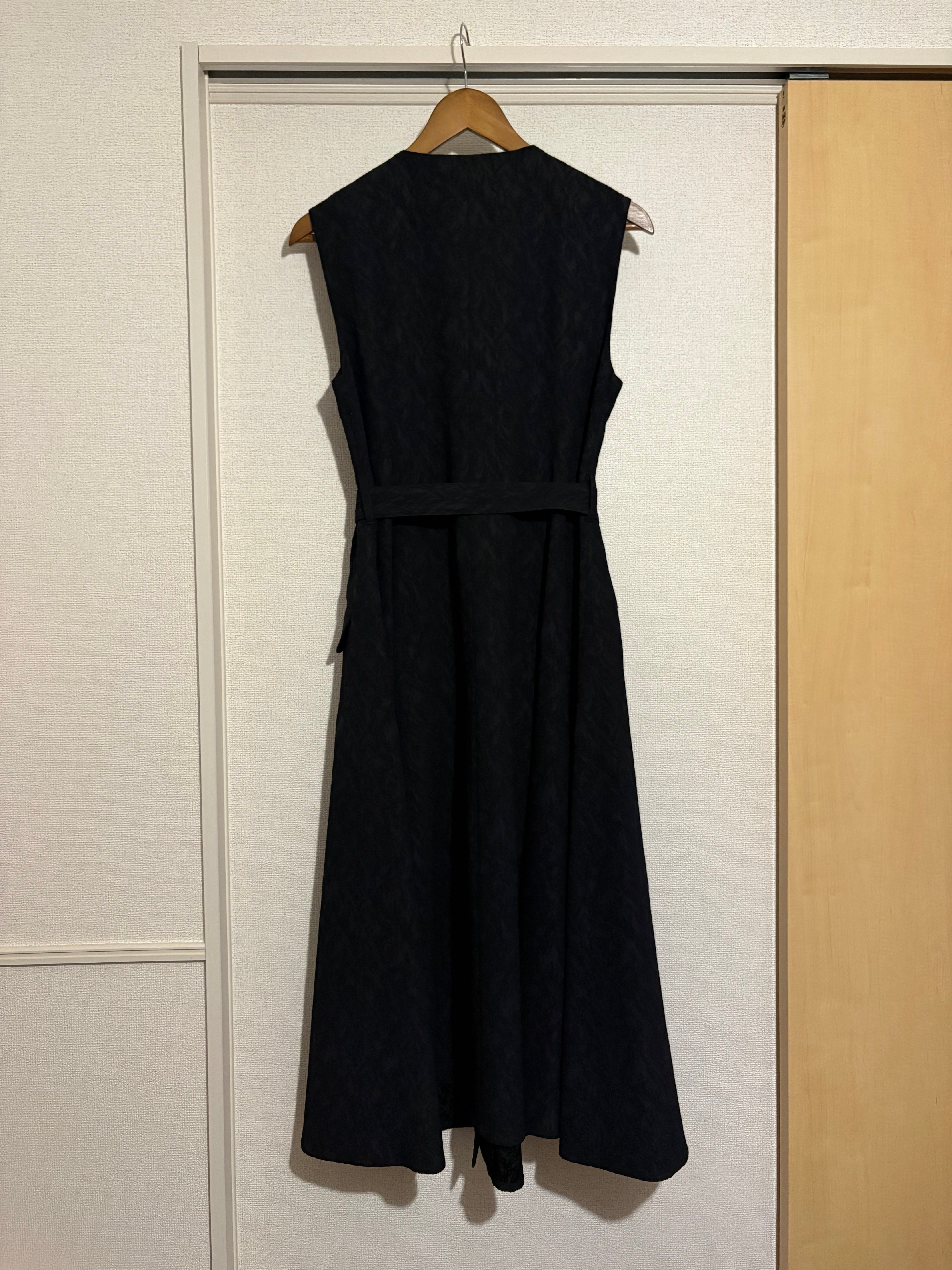 【サンプル】jacquard gilet dress