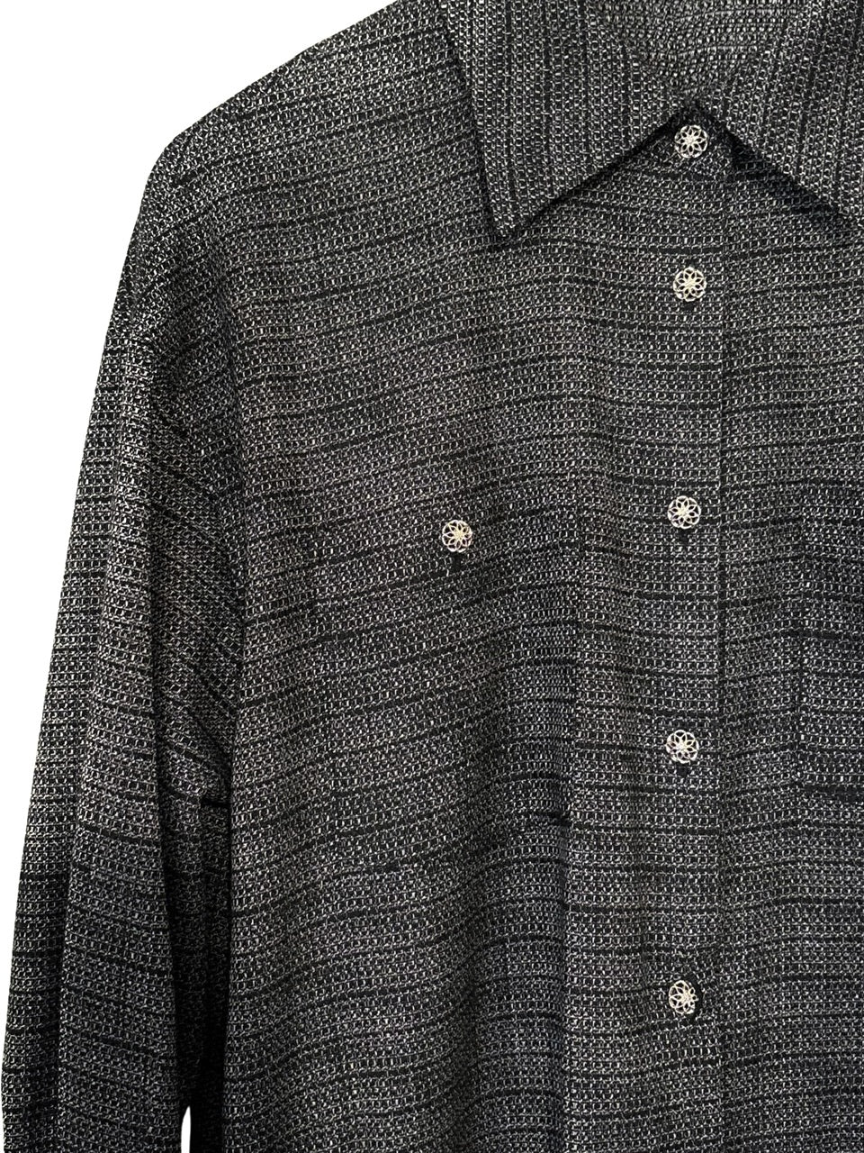 【予約商品】tweed shirt dress / black