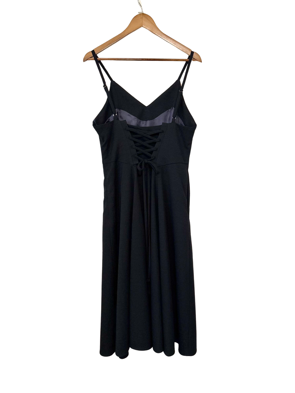 【予約商品】basque waist tweed camisole dress / navy