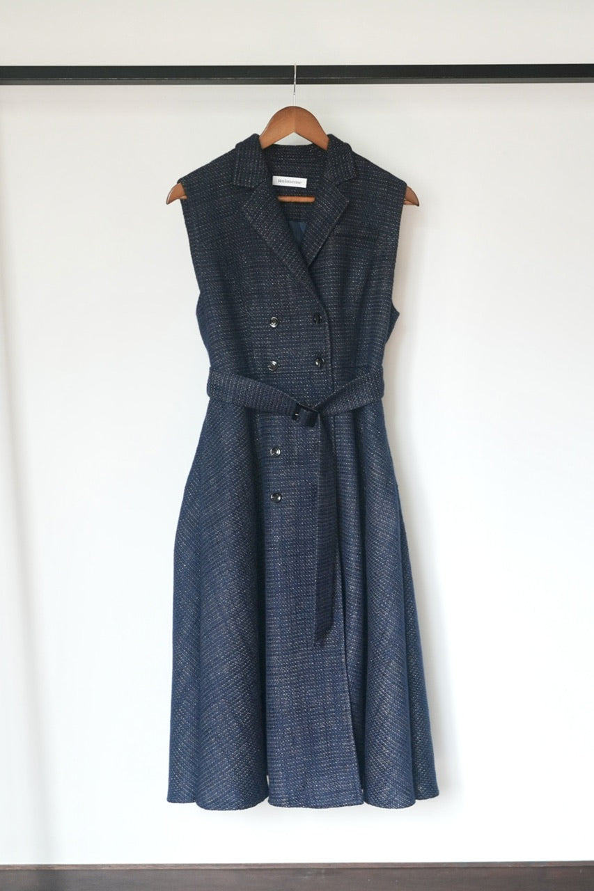 tailored sleeveless dress