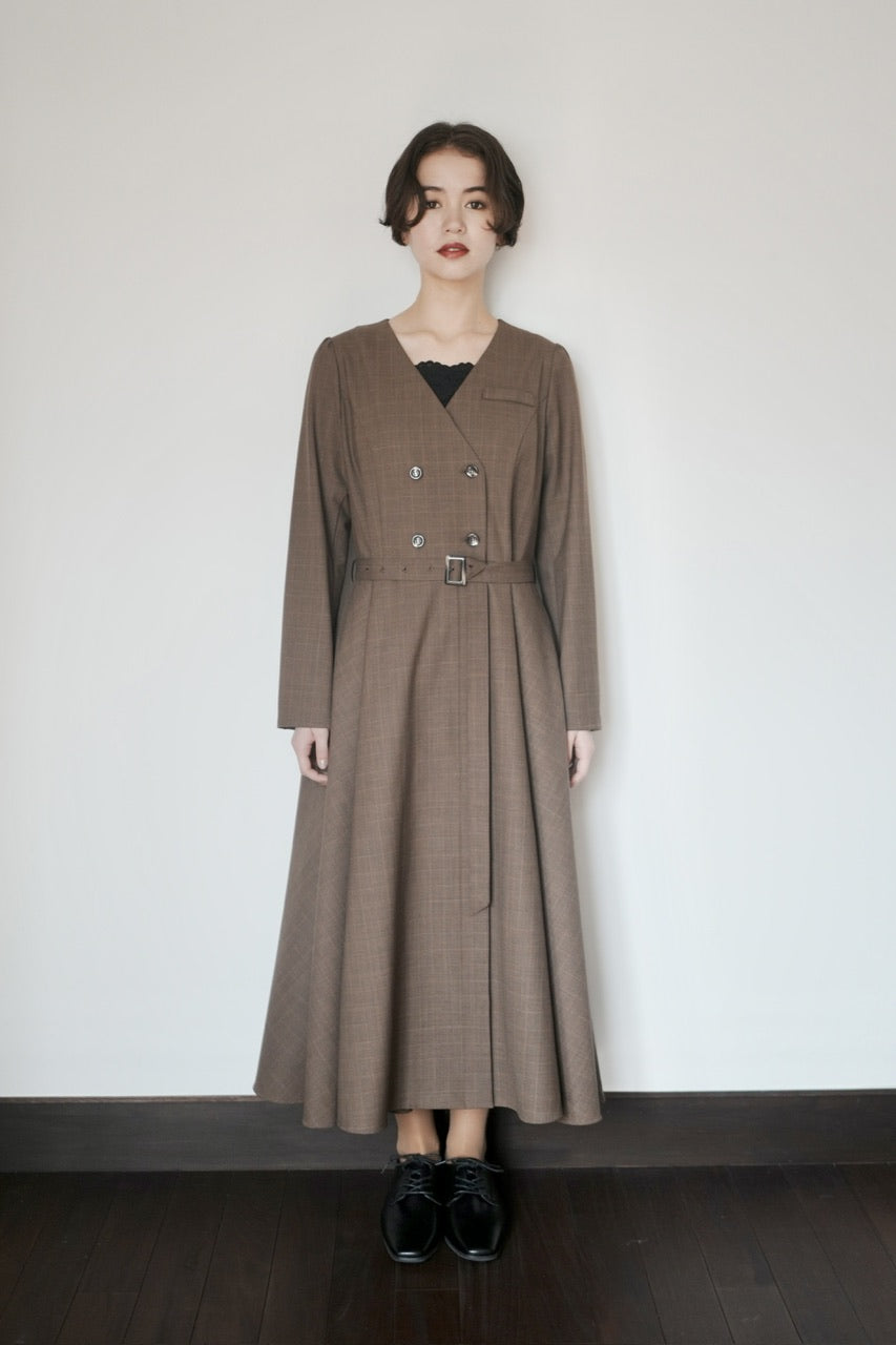 【B品】Odette dress / brown