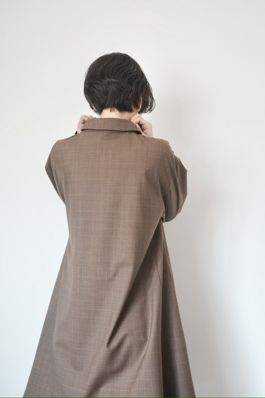 layered shirt tunic dress