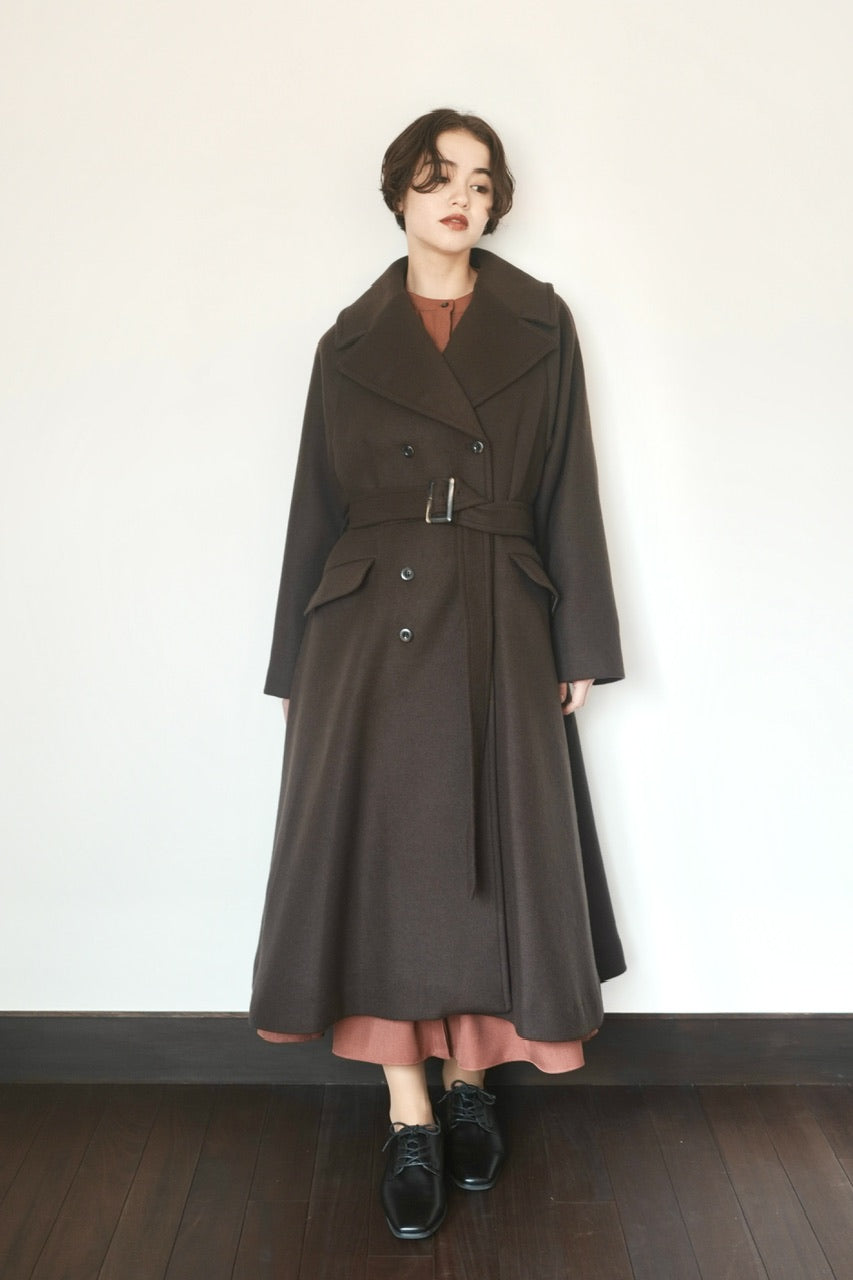 【サンプル】classic flare dress coat