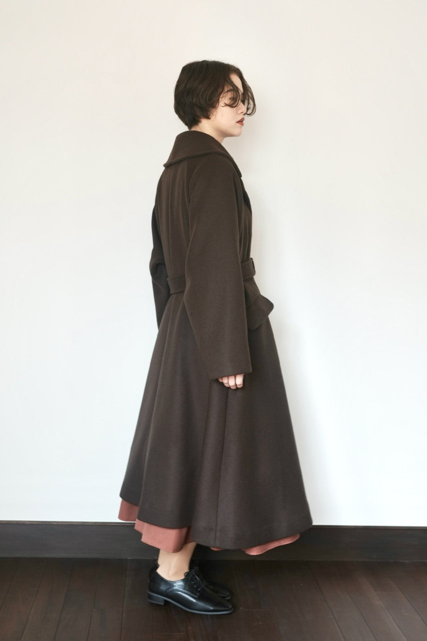 classic flare dress coat